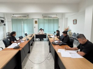 ประชุมคณะกรรมการบริหารคณะ ร่วมจัดทำข้อมูล SAR ประจำปีการศึกษา 2568 ตามเกณฑ์ EdPEx
